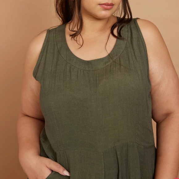 Pana Mina jumpsuit moss green size M - Picture 5 of 10